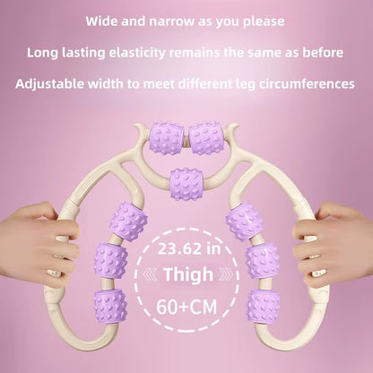 9-Wheel Leg Massager - Ultimate Calf Relaxation & Slimming Device for Fitness Enthusiasts
